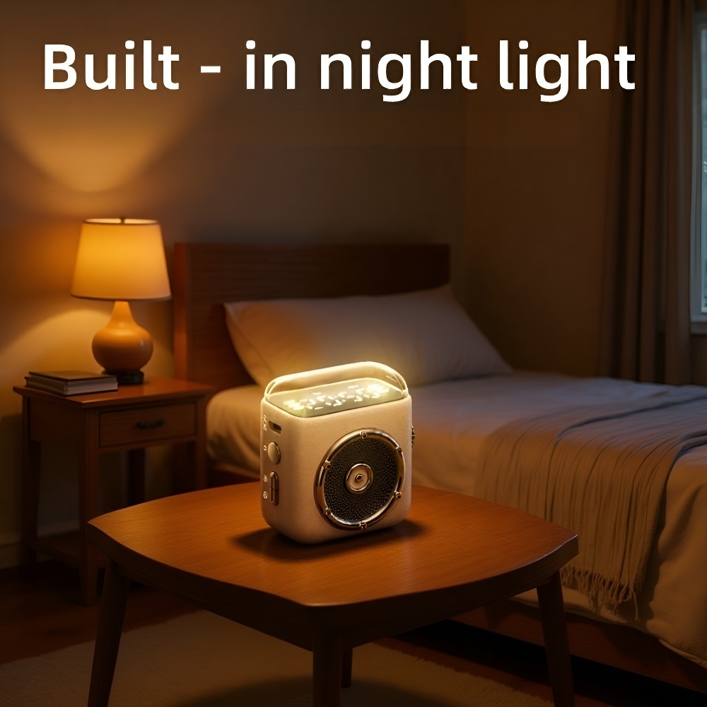 Retro Mini Magnetic Bluetooth Speaker with Clip