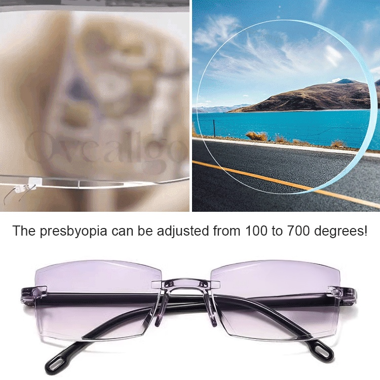 {Automatic zoom between-7.0 and＋7.0degrees}Smart Futuristic Technology Radiation Resistant Reading Glasses
