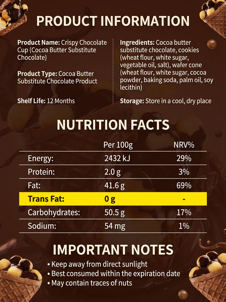 Chocolate Crispy Cup