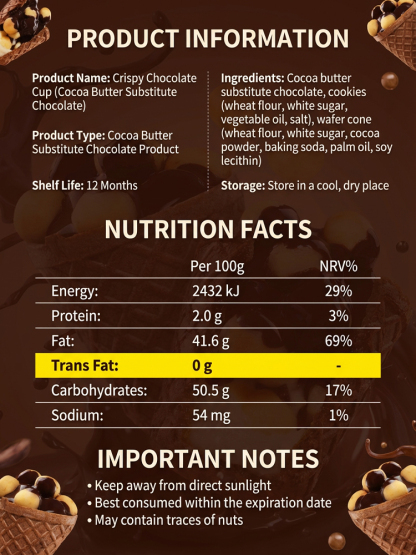 Chocolate Crispy Cup