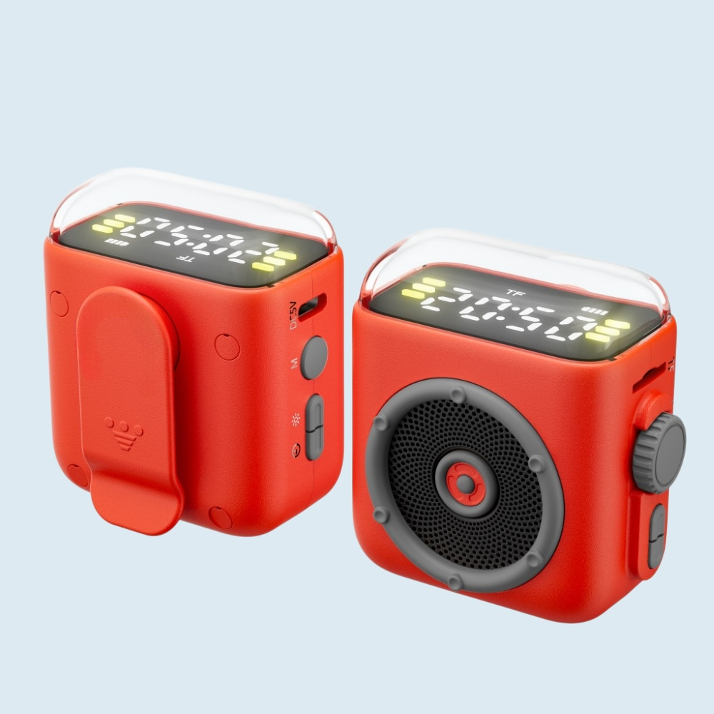 Retro Mini Magnetic Bluetooth Speaker with Clip