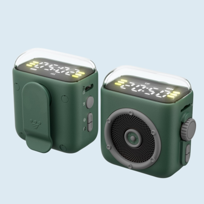 Retro Mini Magnetic Bluetooth Speaker with Clip