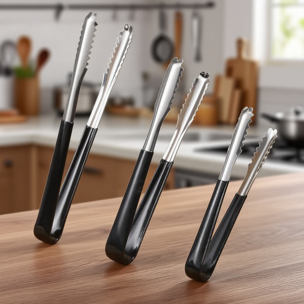 Edelstahl Eiswürfelzange, Lebensmittelszange für Zuckerwürfel und Eis