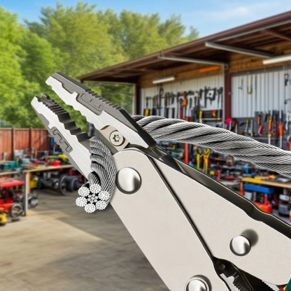 Stahl-Drahtzange zweifarbig multifunktional verformbar doppelt verwendbar