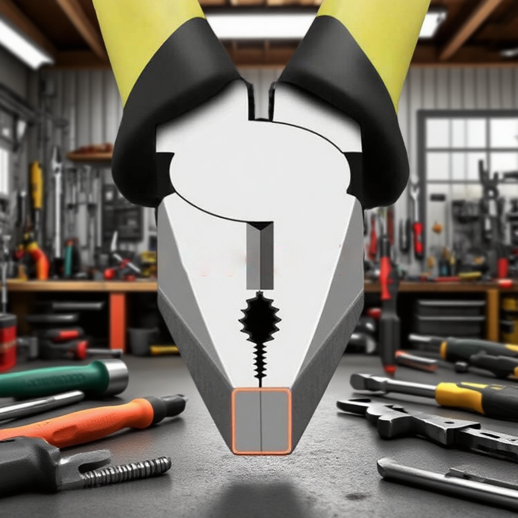 Arbeitssparende Elektriker-Diagonalzange aus Stahl