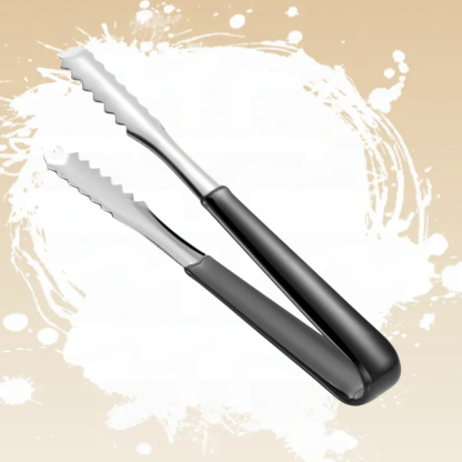 Edelstahl Eiswürfelzange, Lebensmittelszange für Zuckerwürfel und Eis