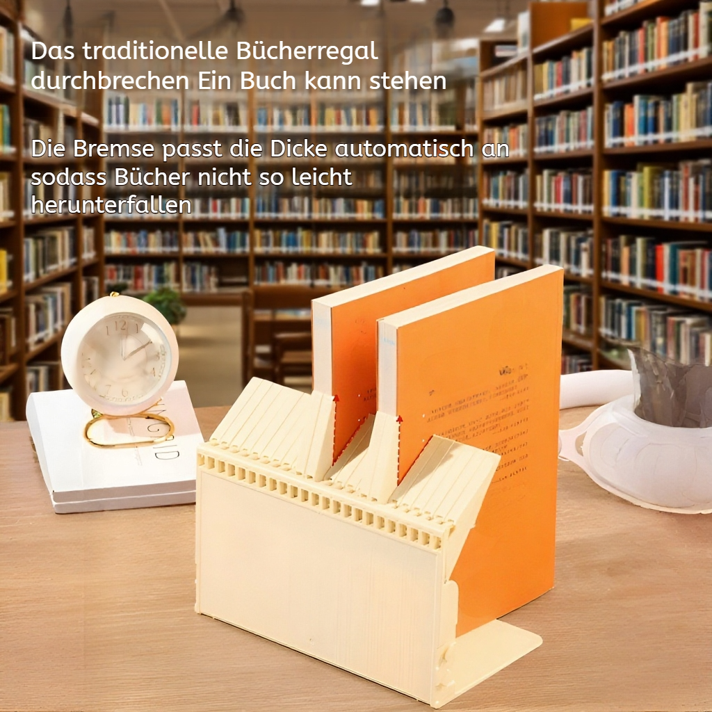 Kunststoff Buchhalter Tischregal Aufbewahrungsständer für Bücher