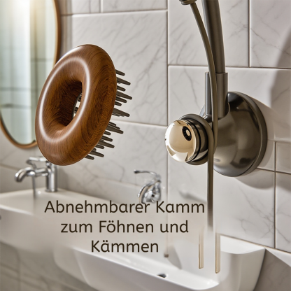 Multifunktionaler Badezimmer Haartrockner-Halter und Organizer