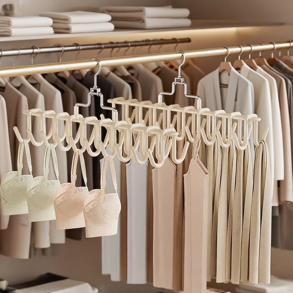 Mehrzweck-Wäscheaufhänger mit massiver Speicherfunktion