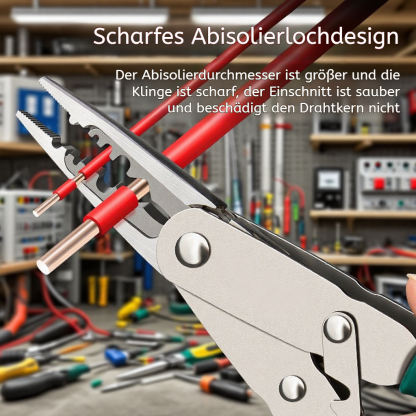 Stahl-Drahtzange zweifarbig multifunktional verformbar doppelt verwendbar