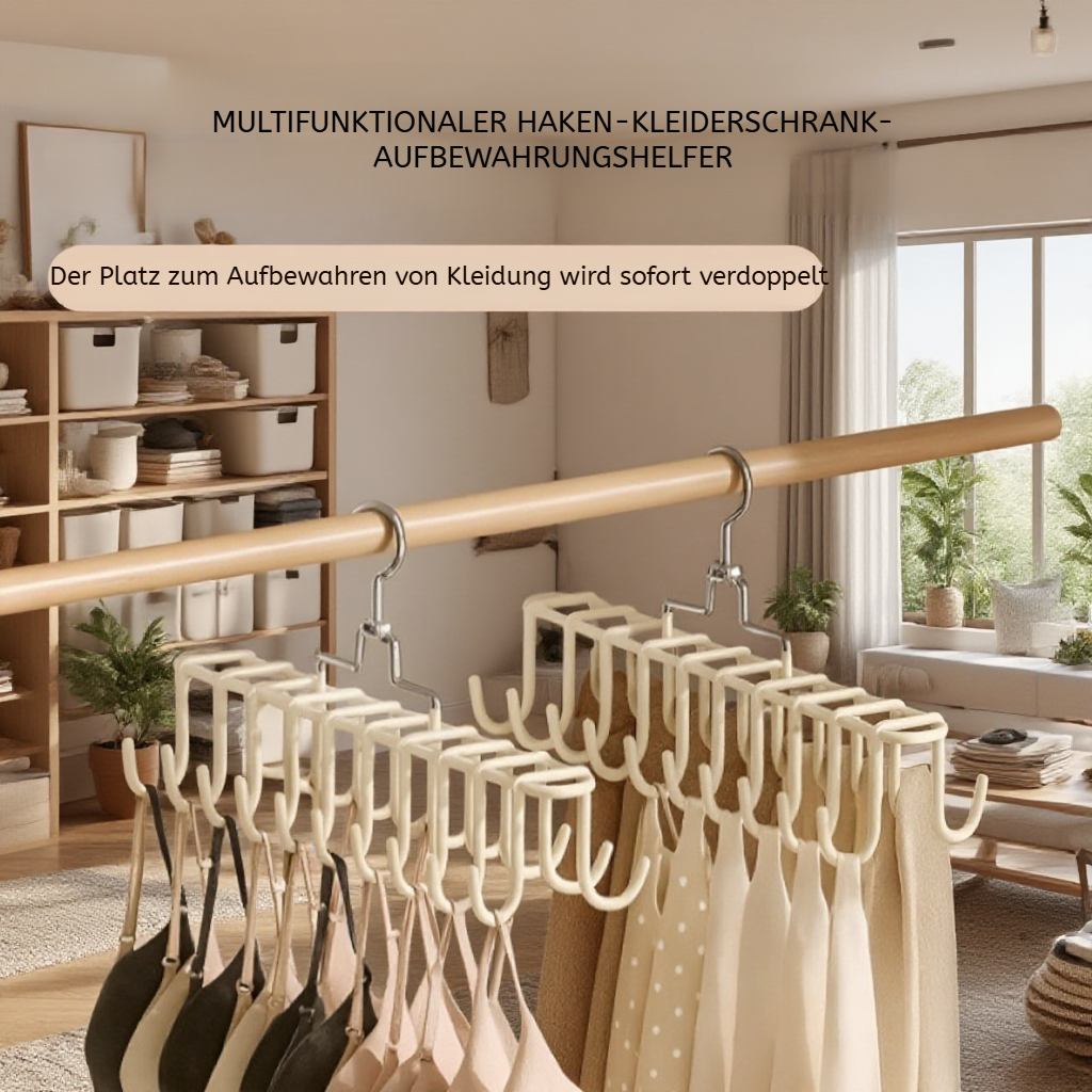Mehrzweck-Wäscheaufhänger mit massiver Speicherfunktion