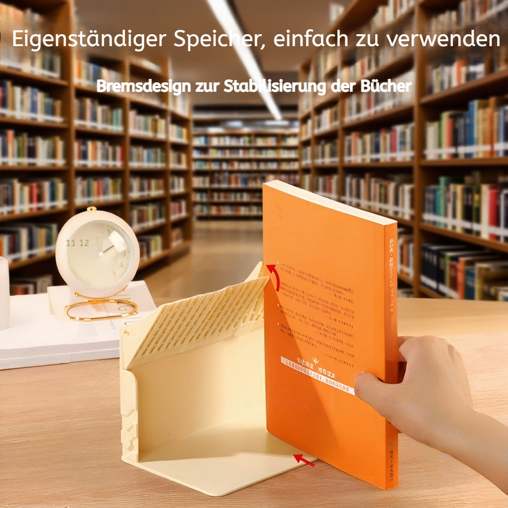 Kunststoff Buchhalter Tischregal Aufbewahrungsständer für Bücher