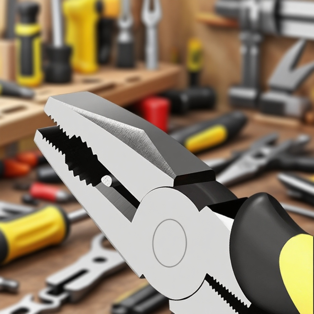 Arbeitssparende Elektriker-Diagonalzange aus Stahl