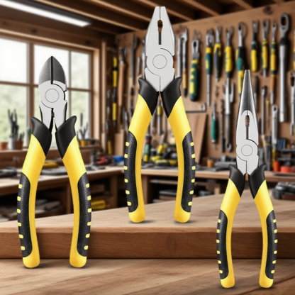 Arbeitssparende Elektriker-Diagonalzange aus Stahl