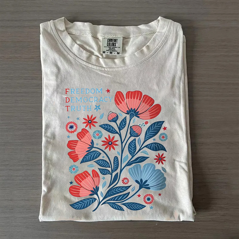 Subtle Floral FDT T-shirt