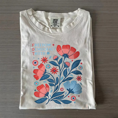 Subtle Floral FDT T-shirt
