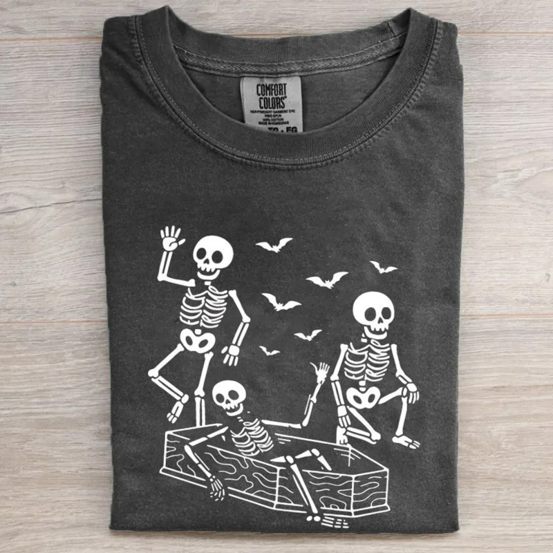 Slightly FDT Halloween Skeleton T-Shirt