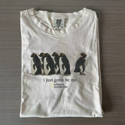 I Just Gotta Be Me Penguins Heavyweight T-shirt