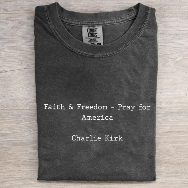 Faith&Freedom Pray for America T-Shirt