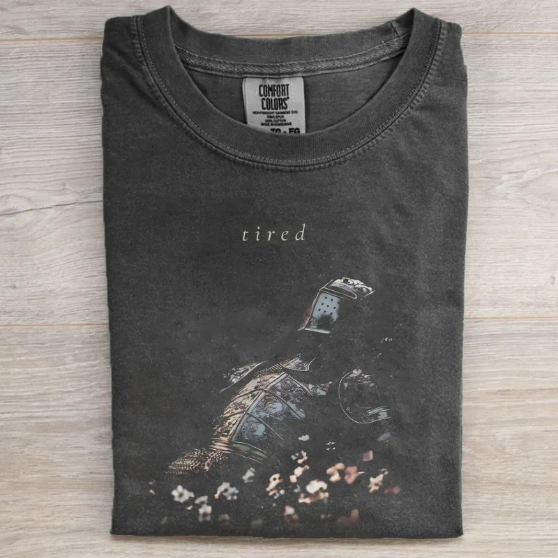 Gothic Tired Knight T-shirt