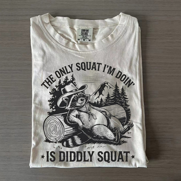 Funny Cowboy Raccoon T-shirt