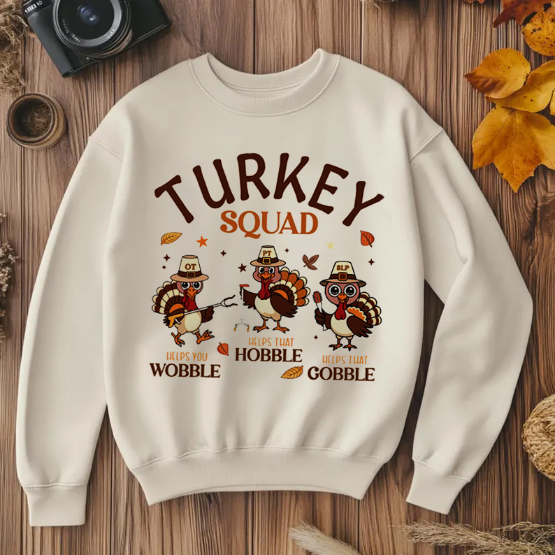 Thanksgiving Turkey Squad Sweatshirt