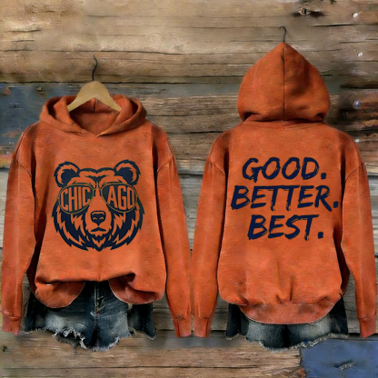 Vintage Chicago Football Hoodie