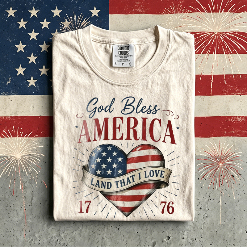1776 2026 Land Of The Free Patriotic T-shirt