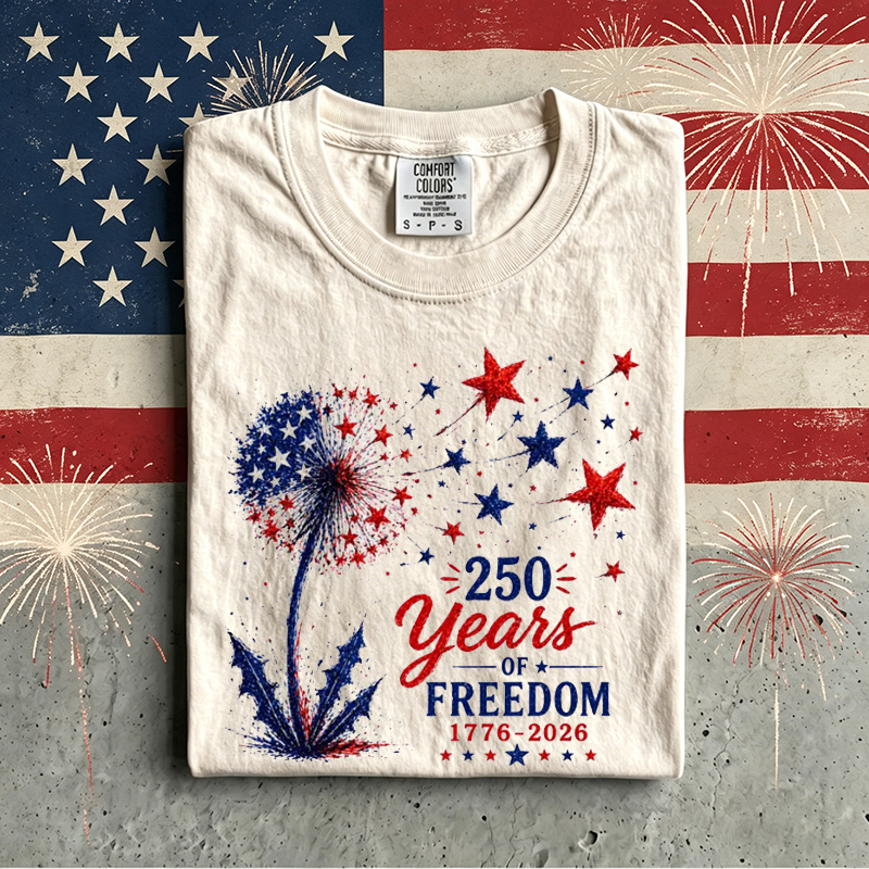 1776 2026 Land Of The Free Patriotic T-shirt