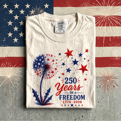 1776 2026 Land Of The Free Patriotic T-shirt