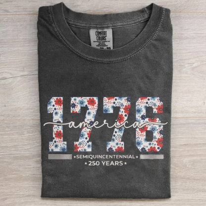 1776 2026 Land Of The Free Patriotic T-shirt
