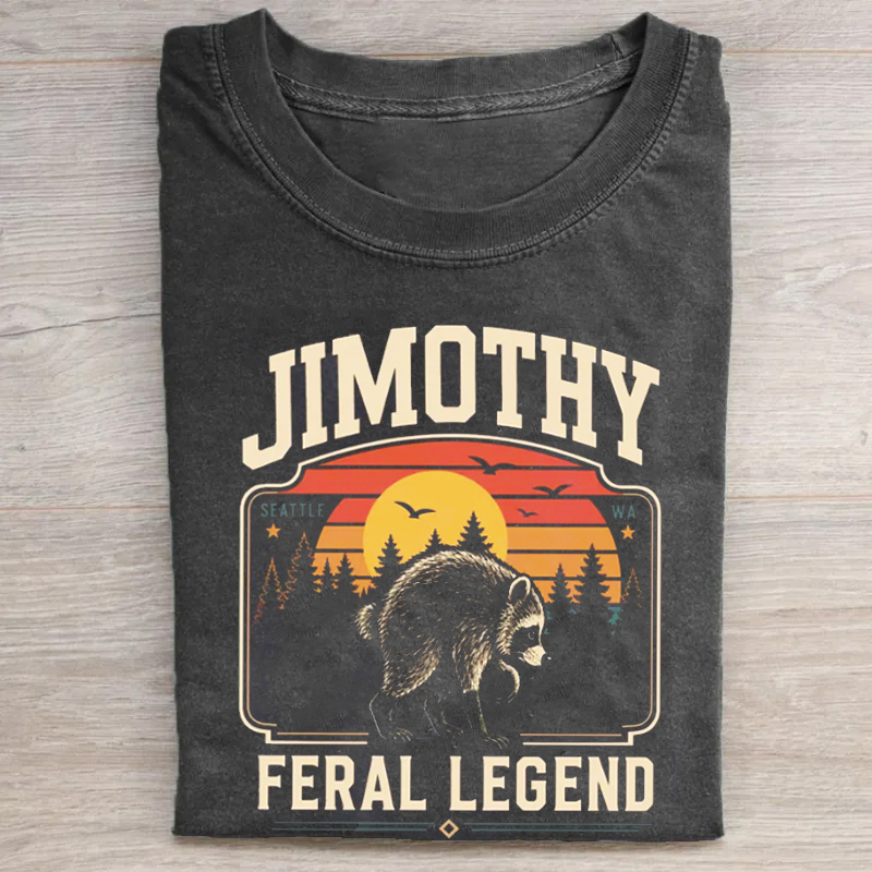 Retro Jimothy Raccoon T-shirt