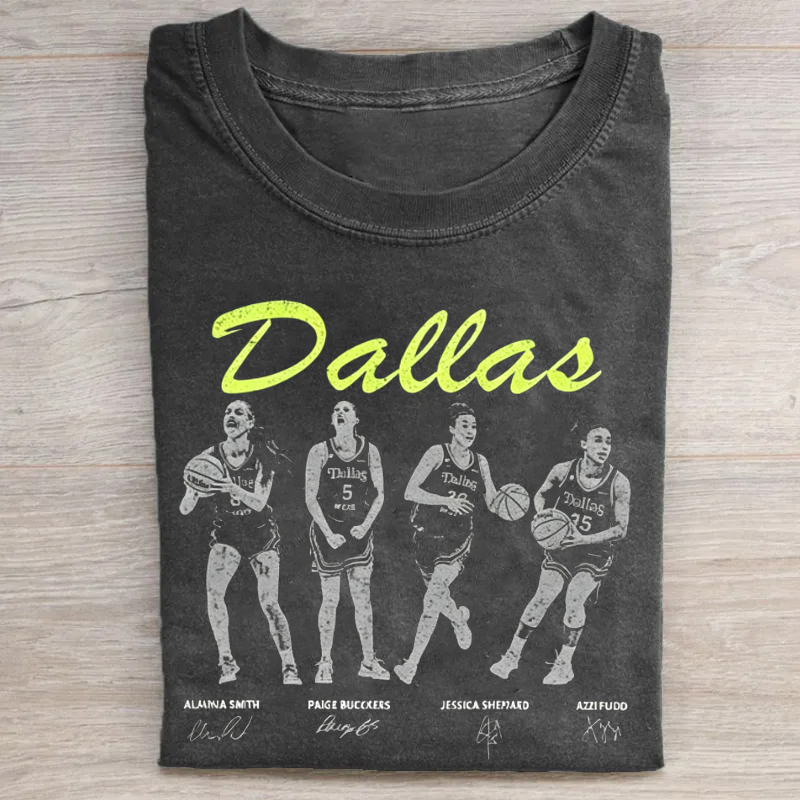 Dallas Basketball Vintage T-Shirt