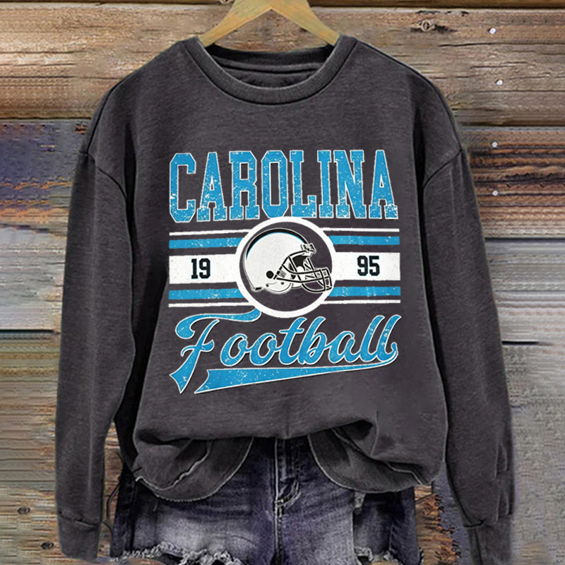 Carolina Retro Football Sweatshirt