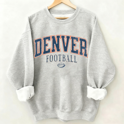 Denver Retro Football Sweatshirt