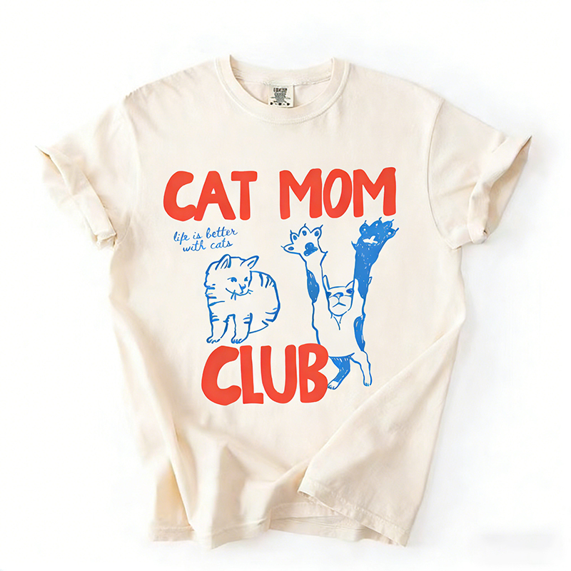 Cat Mom T-shirt