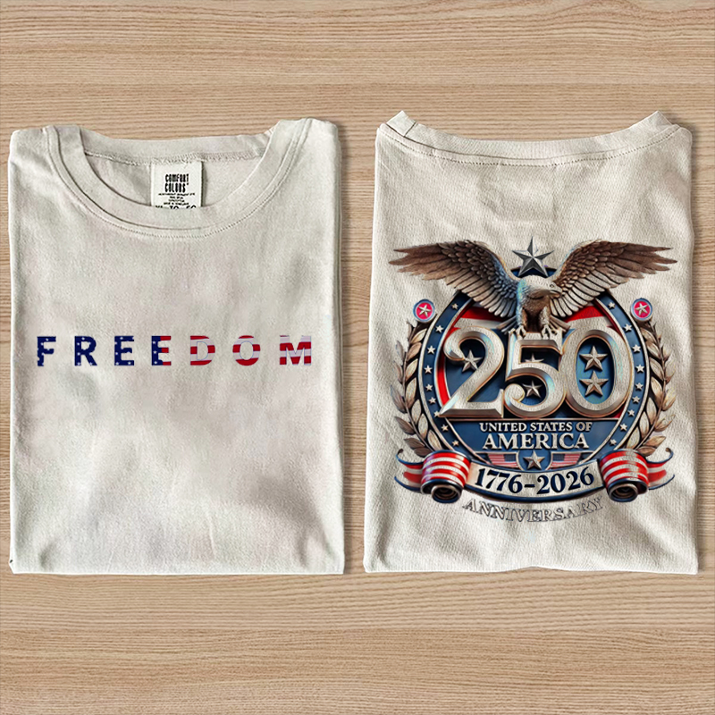 1776 2026 Land Of The Free Patriotic T-shirt