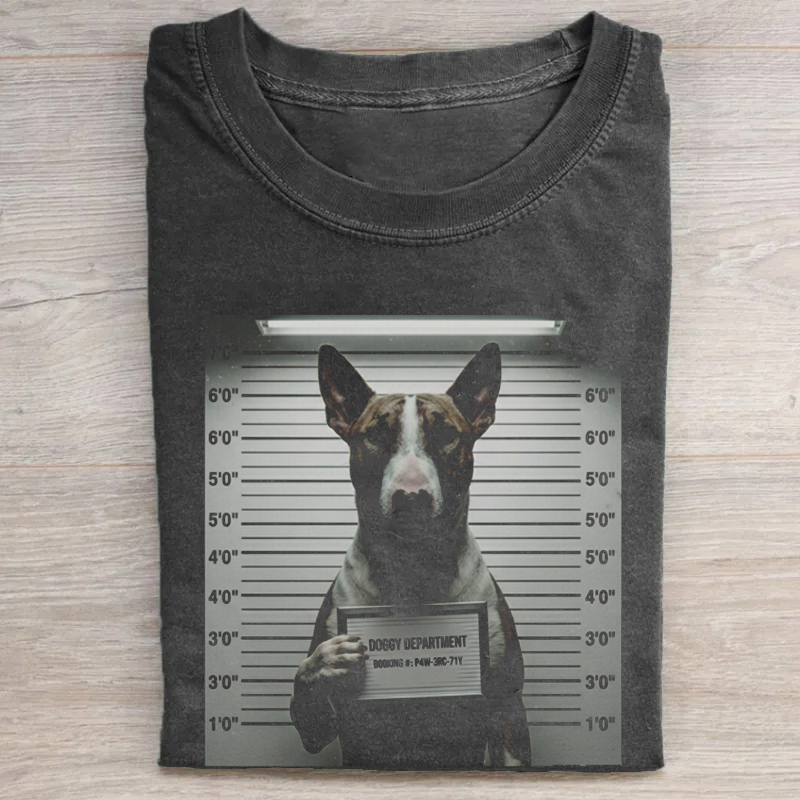 Funny Dog Mugshot T-Shirt
