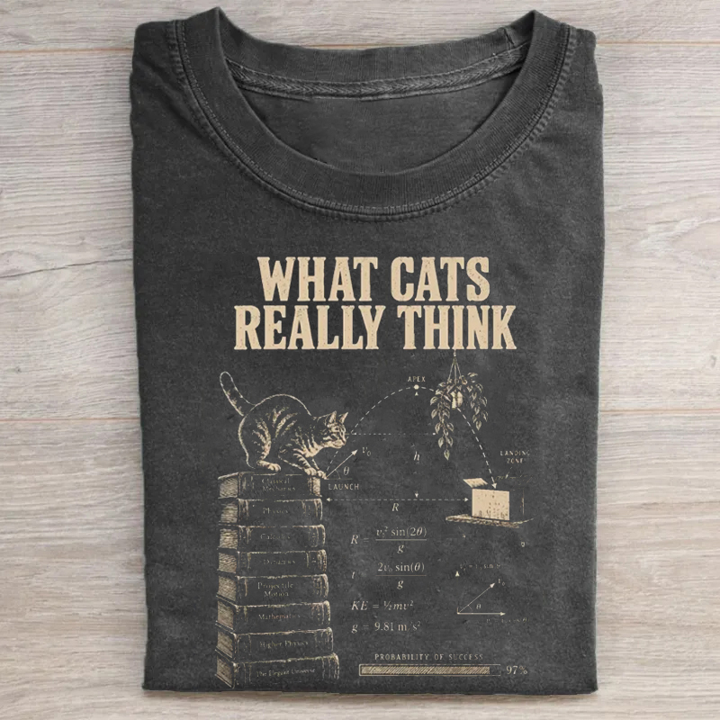 Cat Inertia Science Lab T-shirt