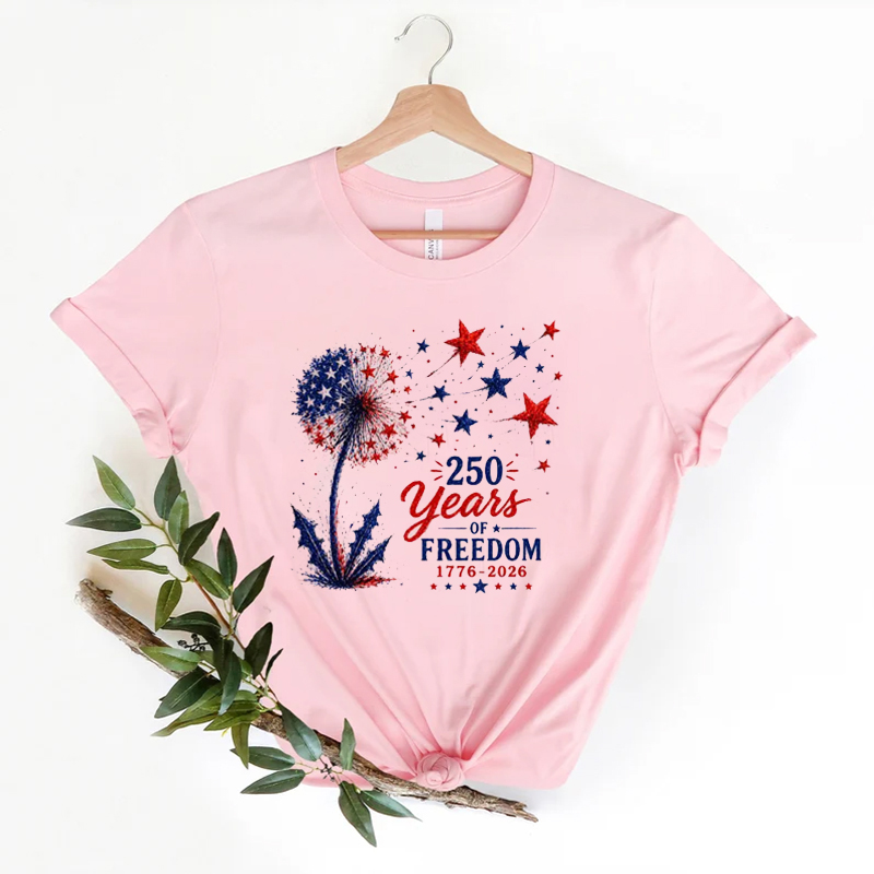 1776 2026 Land Of The Free Patriotic T-shirt