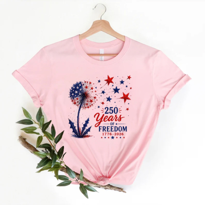 1776 2026 Land Of The Free Patriotic T-shirt