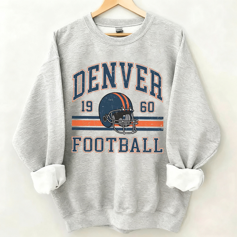 Denver Retro Football Sweatshirt