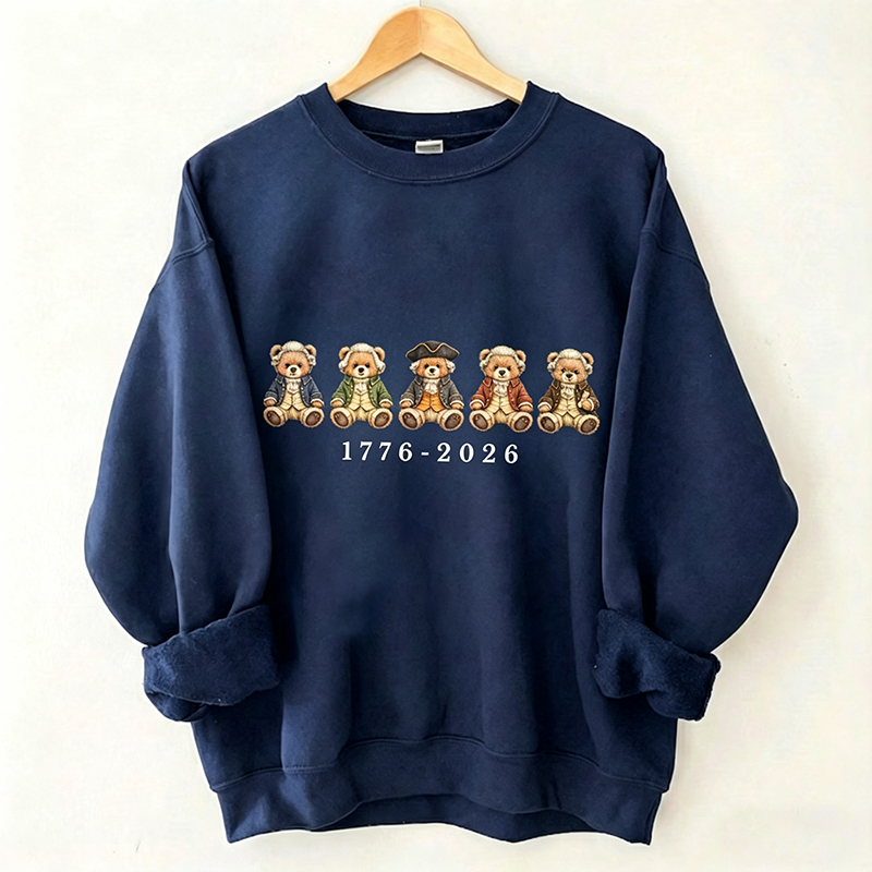 1776 2026 Land Of The Free Patriotic Sweatshirt