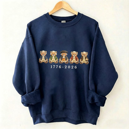 1776 2026 Land Of The Free Patriotic Sweatshirt
