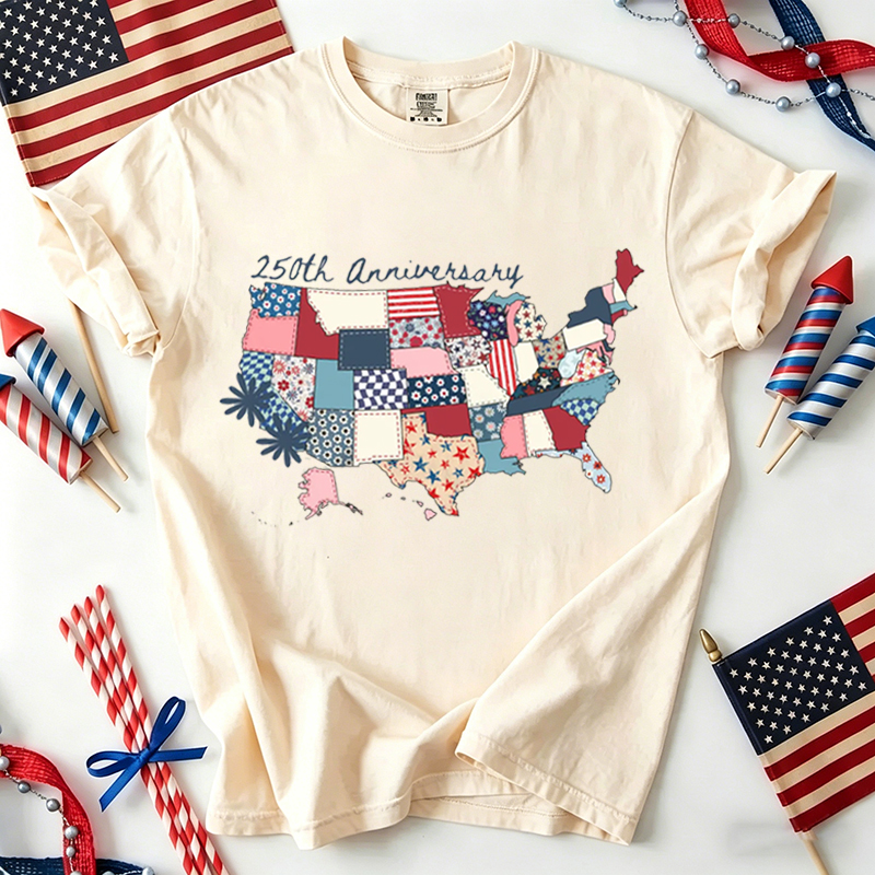 1776 2026 Land Of The Free Patriotic T-shirt