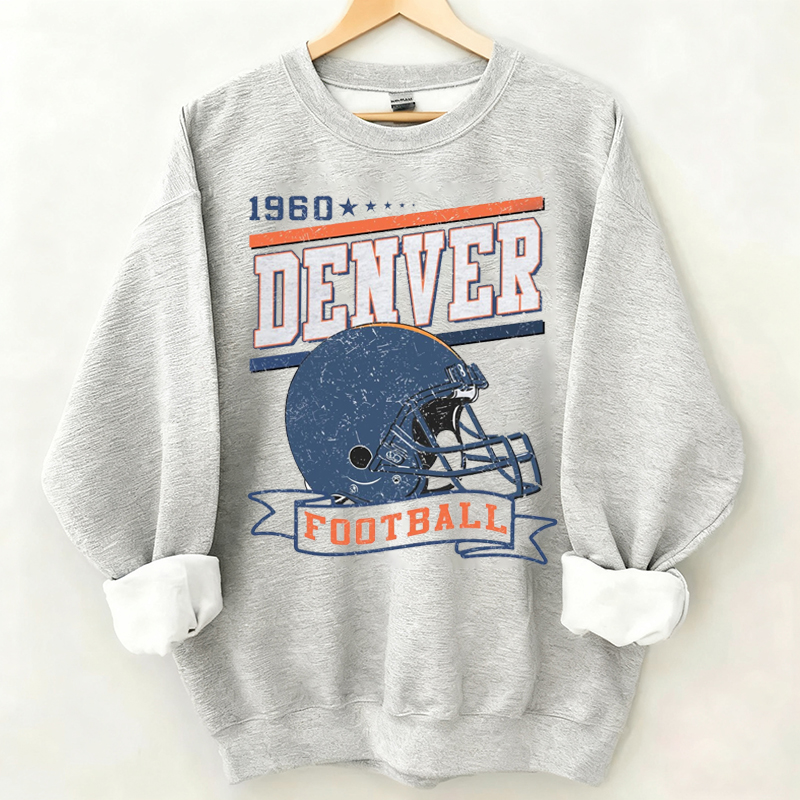 Retro Denver Football Sweatshirt