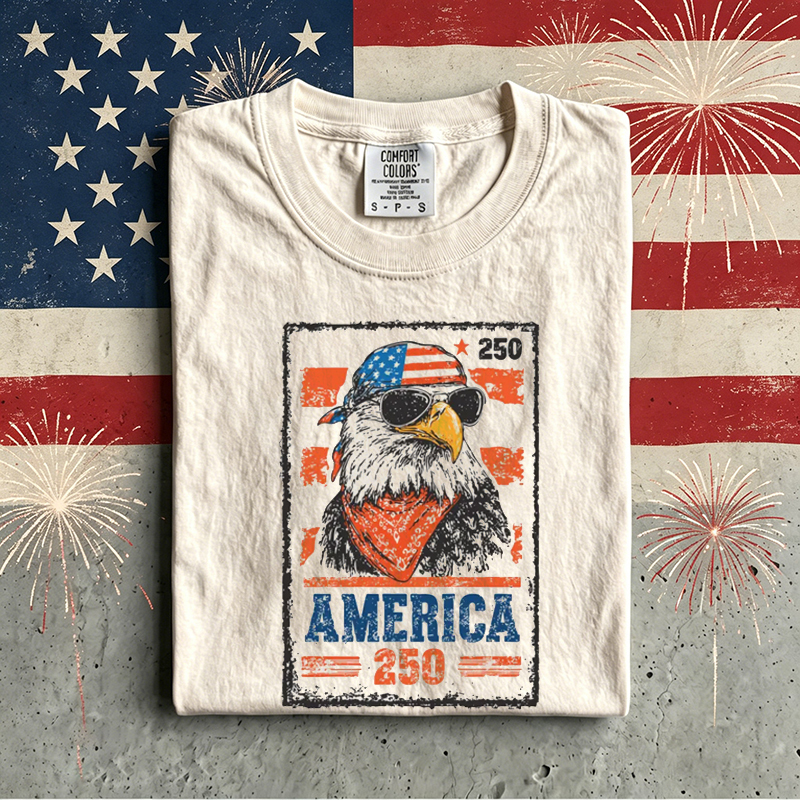 1776 2026 Land Of The Free Patriotic T-shirt