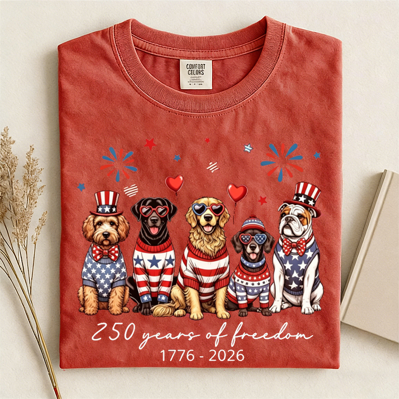 1776 2026 Land Of The Free Patriotic T-shirt