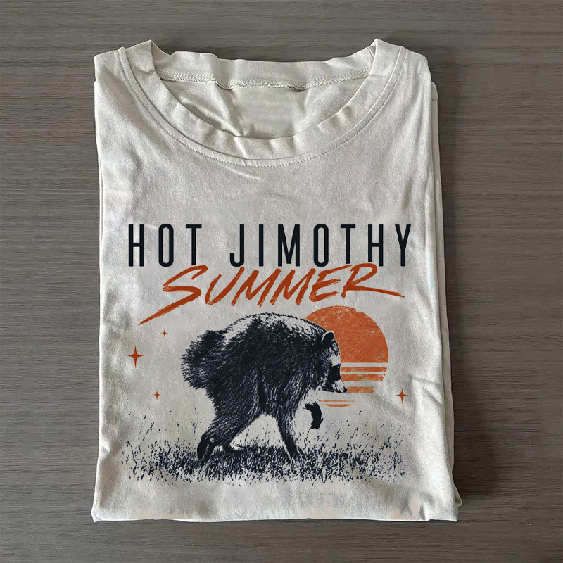 Hot Jimothy Summer Raccoon T-shirt