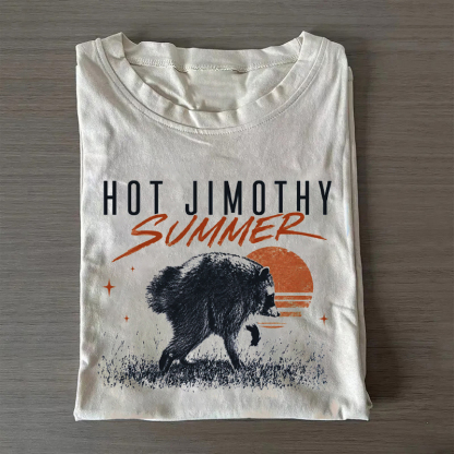 Hot Jimothy Summer Raccoon T-shirt